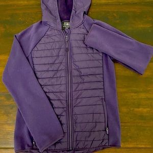Athleta Girl Half-Time Hybrid Jacket XXL Mythical Purple